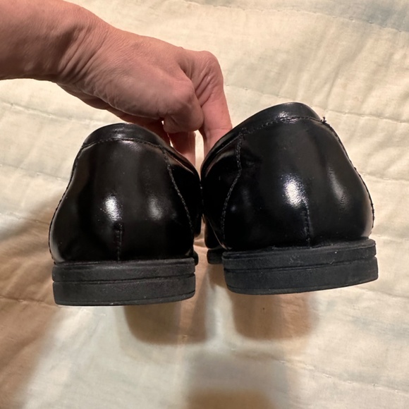 Florsheim boys kids size 7M silver Bit Jr Black Noir Patton dress shoes church - Picture 3 of 11